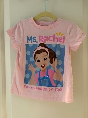 Target Pink "Ms. Rachel" Short Sleeve Tee